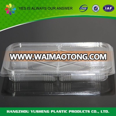 Disposable trays,plastic sushi tray party tray container,mooncake plastic tray