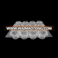 High quality transparent disposable egg tray price,clear plastic egg tray