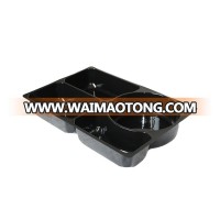 Wholesale customized black disposable plastic fast food tray,plastic tray