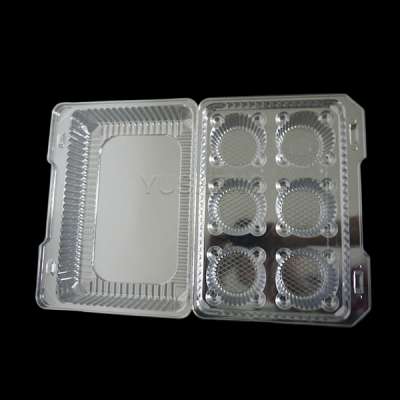 Eco-friendly disposable PET/BOPS material small greens, lettuce packaging for eggs