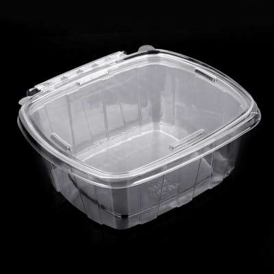 64OZ pet fruit storage disposable plastic fruit salad container