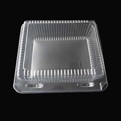 Disposable clear food packing square dry food containers, takeaway food container