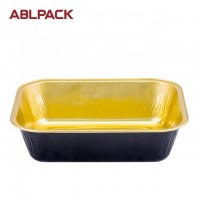 280ML/9oz Disposable Aluminum Foil Containers Microwave Safe Takeout Food Boxs Hot Sale Disposable Foil Grilling Trays